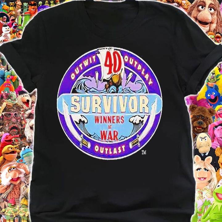 Survivor outwit outplay outlast 40 winners at war T-shirt shirt