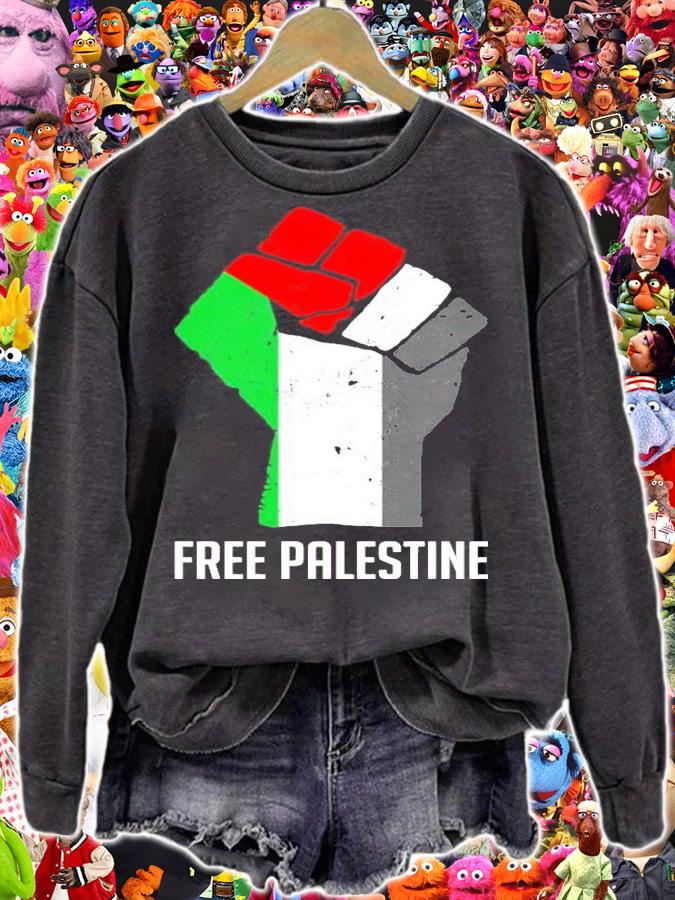 Free gaza Palestine flag shirt