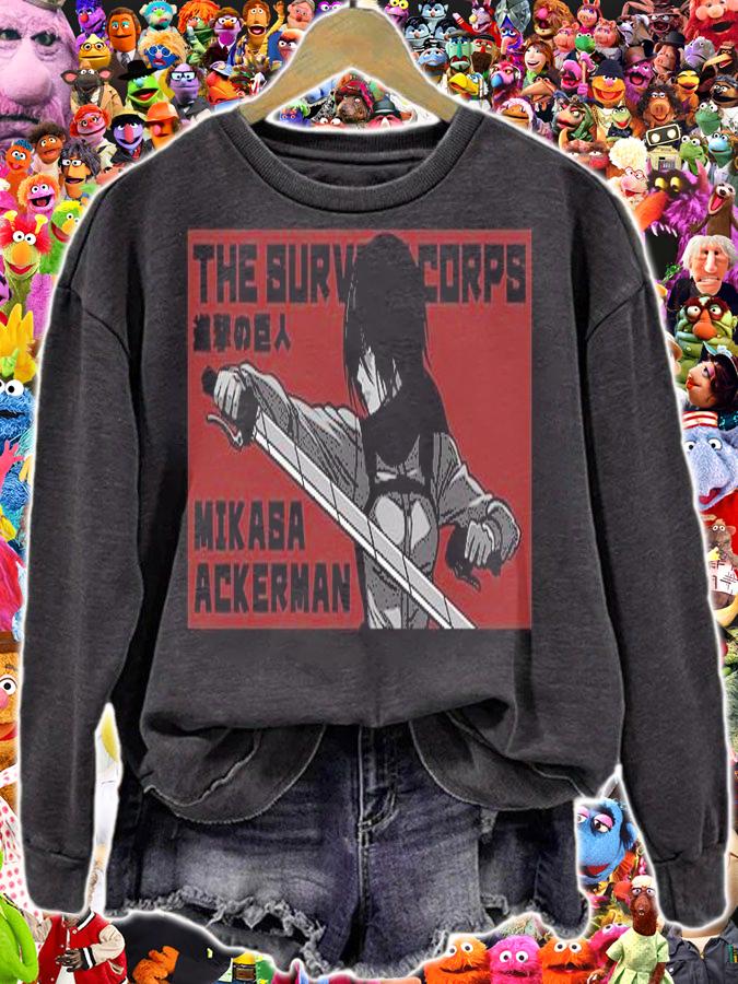 The Survey Corps Mikasa ackerman shirt sweatshirt