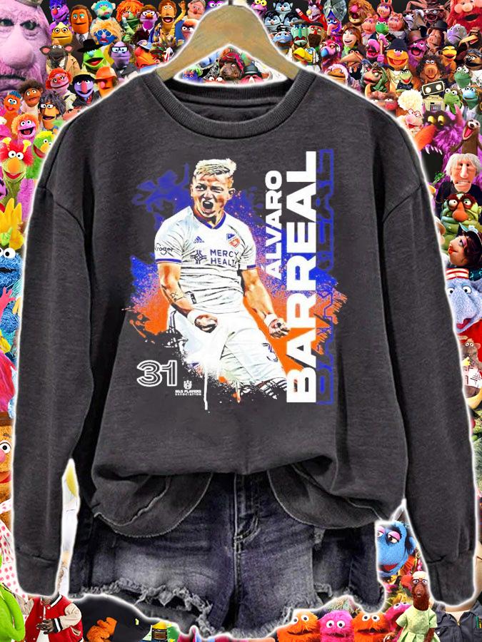 Alvaro Barreal Cincinnati FC shirt sweatshirt
