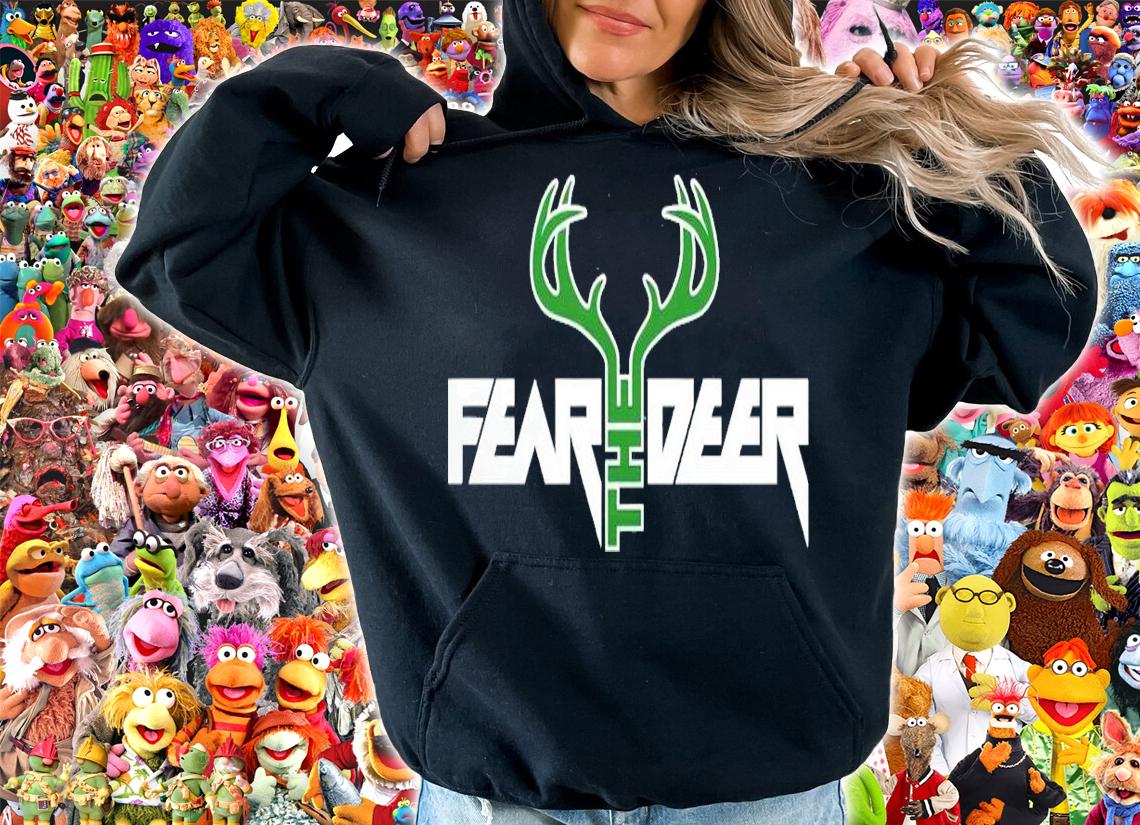 Fear the deer Milwaukee Bucks NBA shirt hoodie