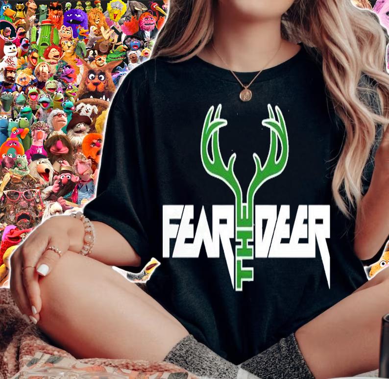 Fear the deer Milwaukee Bucks NBA shirt woman shirt