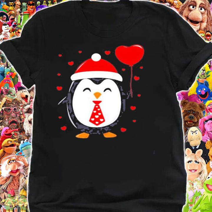Penguin Valentines Day Lover Kids Heart Love shirt shirt