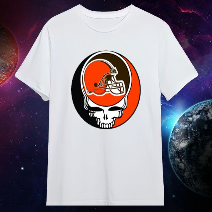 Grateful Dead Steal Your Face Cleveland Browns T-Shirt For Fan