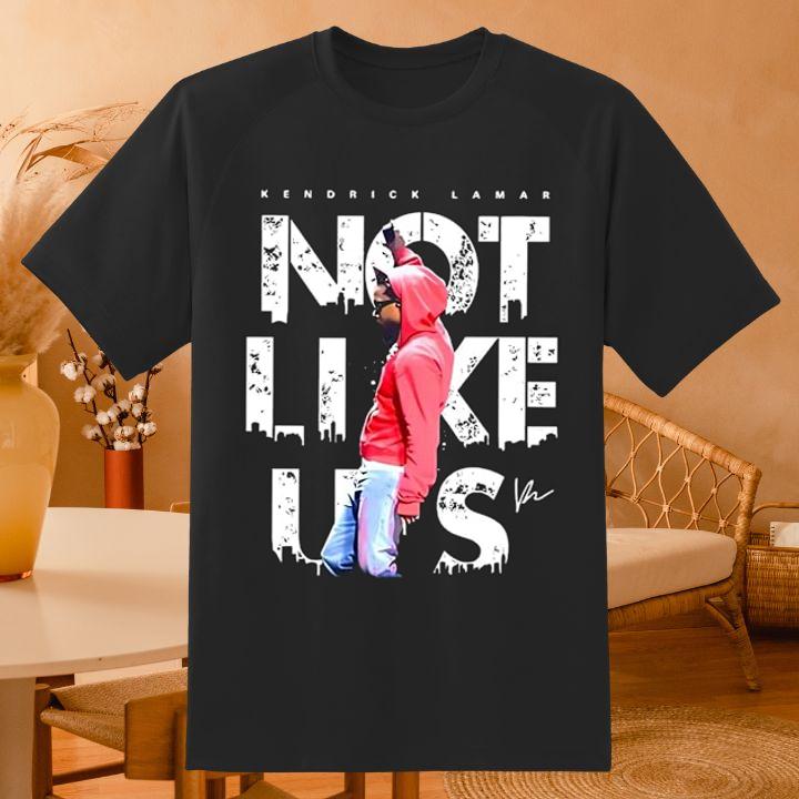 Kendrick Lamar Rapper Not Like Us Signed Shirt