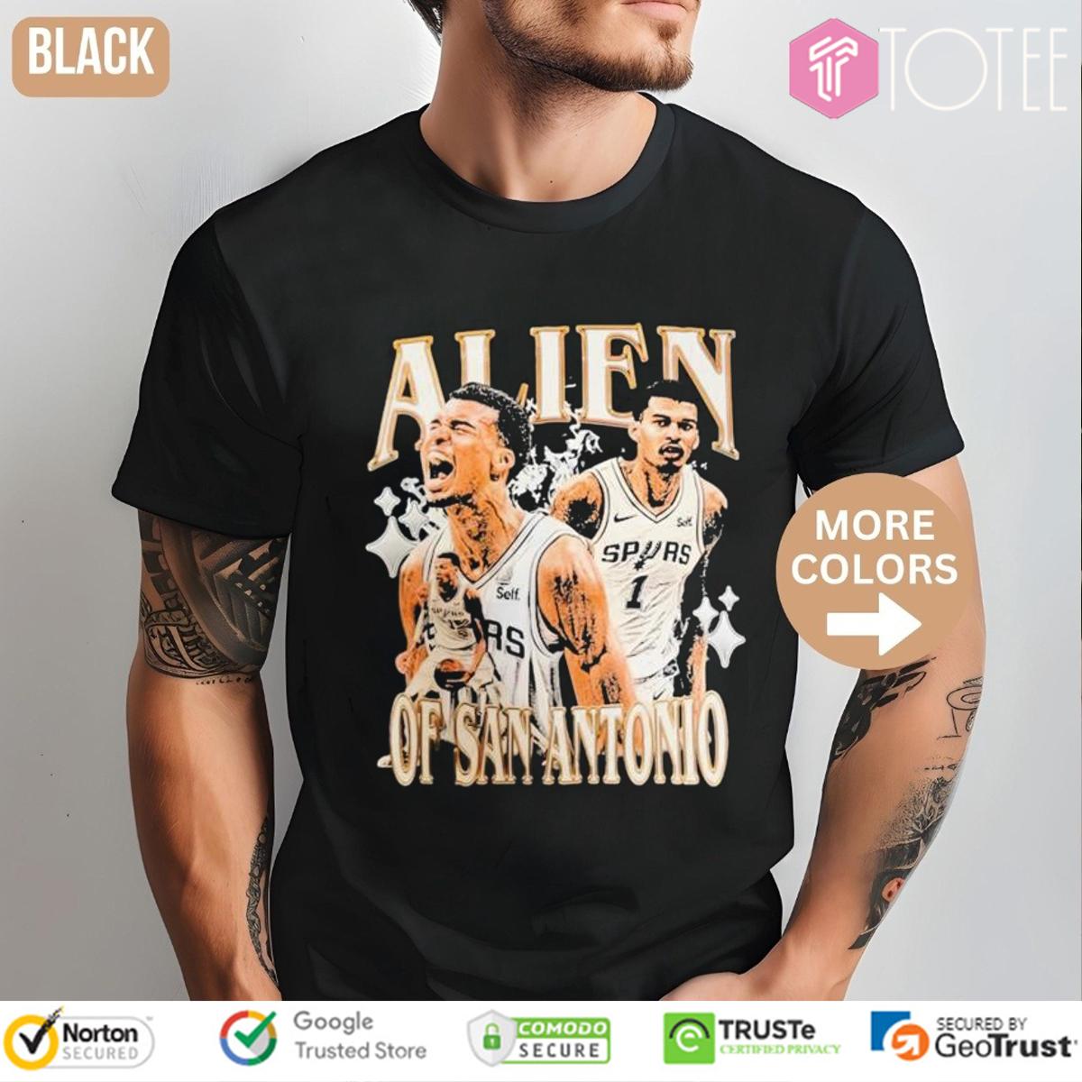 Victor Wembanyama Wemby Alien Of San Antonio Spurs Vintage T-Shirt