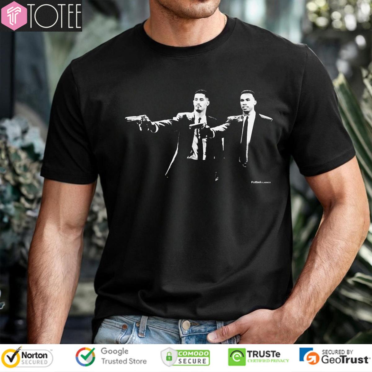 William Saliba And Gabriel Magalhães Parody Pulp Fiction Arsenal Fc T-Shirt