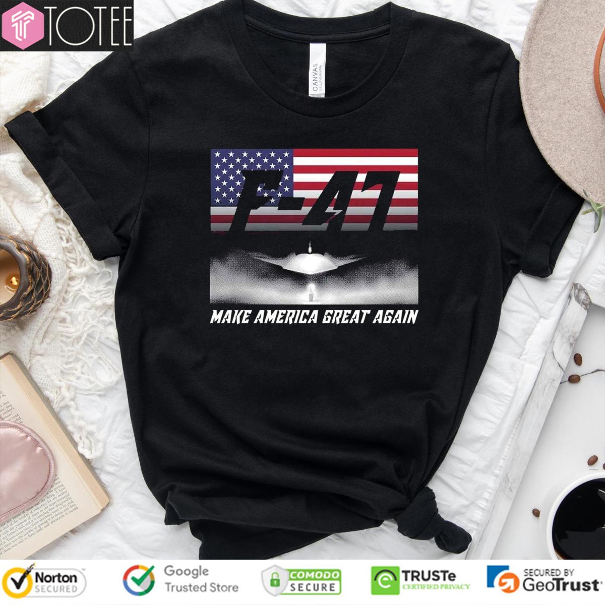 F-47 Make America Great Again USA Flag T-Shirt