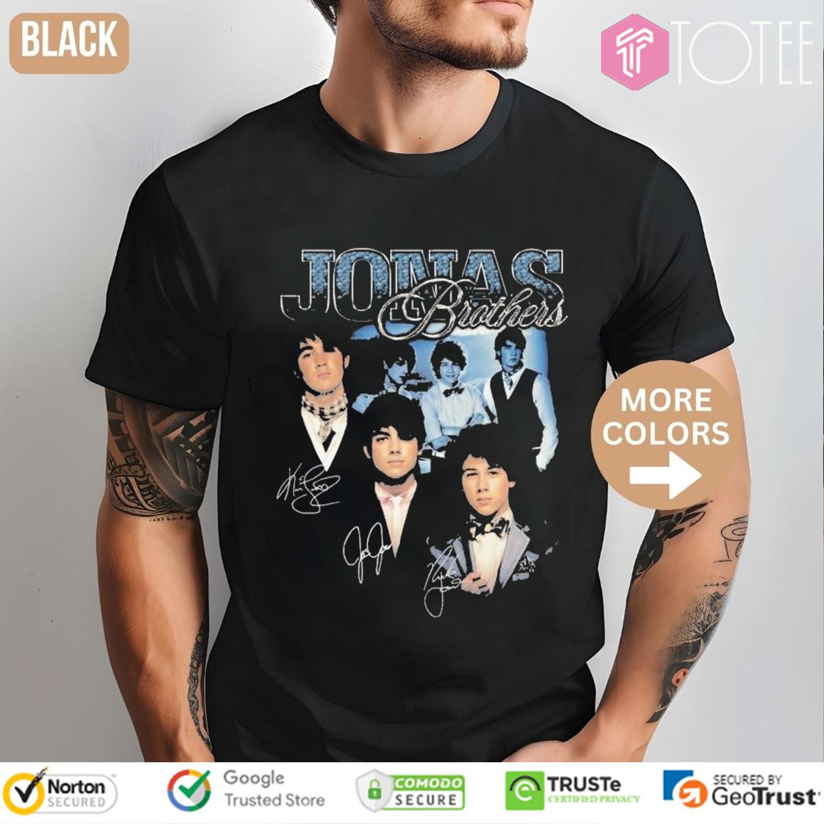 Jonas Brothers Pop Band Jonascon Signature Shirt