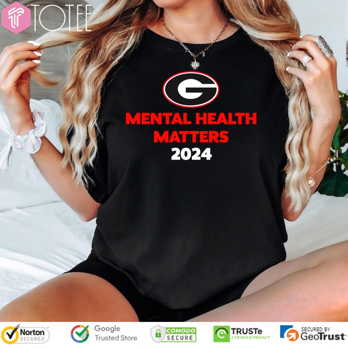 Georgia Bulldogs Mental Health Matters 2024 Shirt