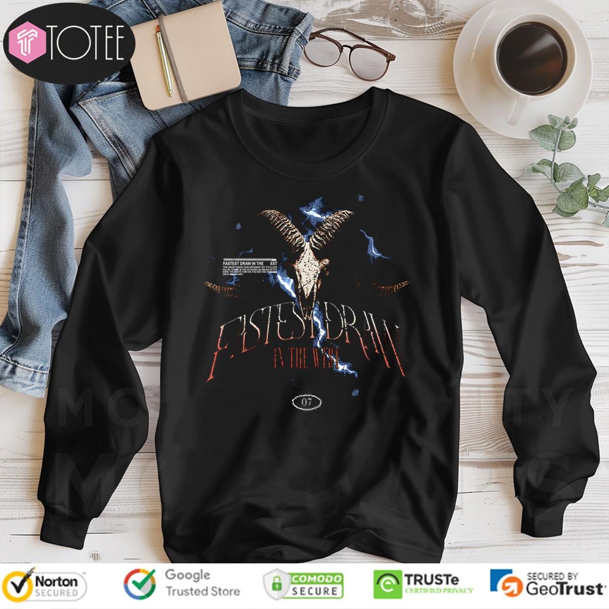 Original Julien Solomita Merch Fastest Draw In The West Long Sleeve