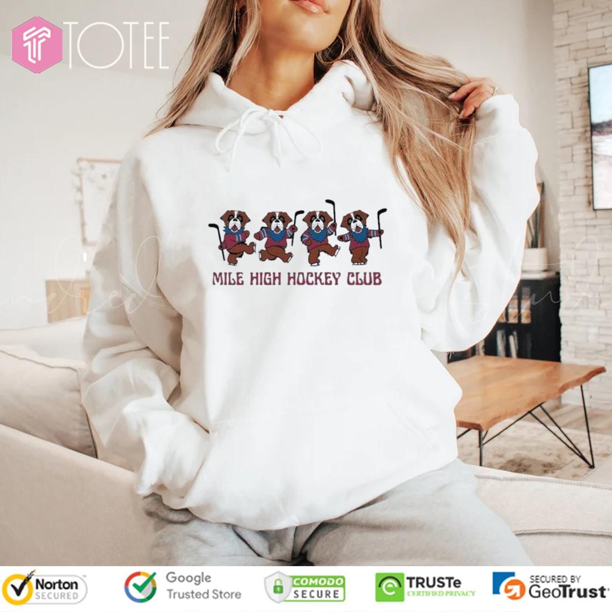 Grateful Dead Colorado Avalanche Mile High Hockey Club Hoodie