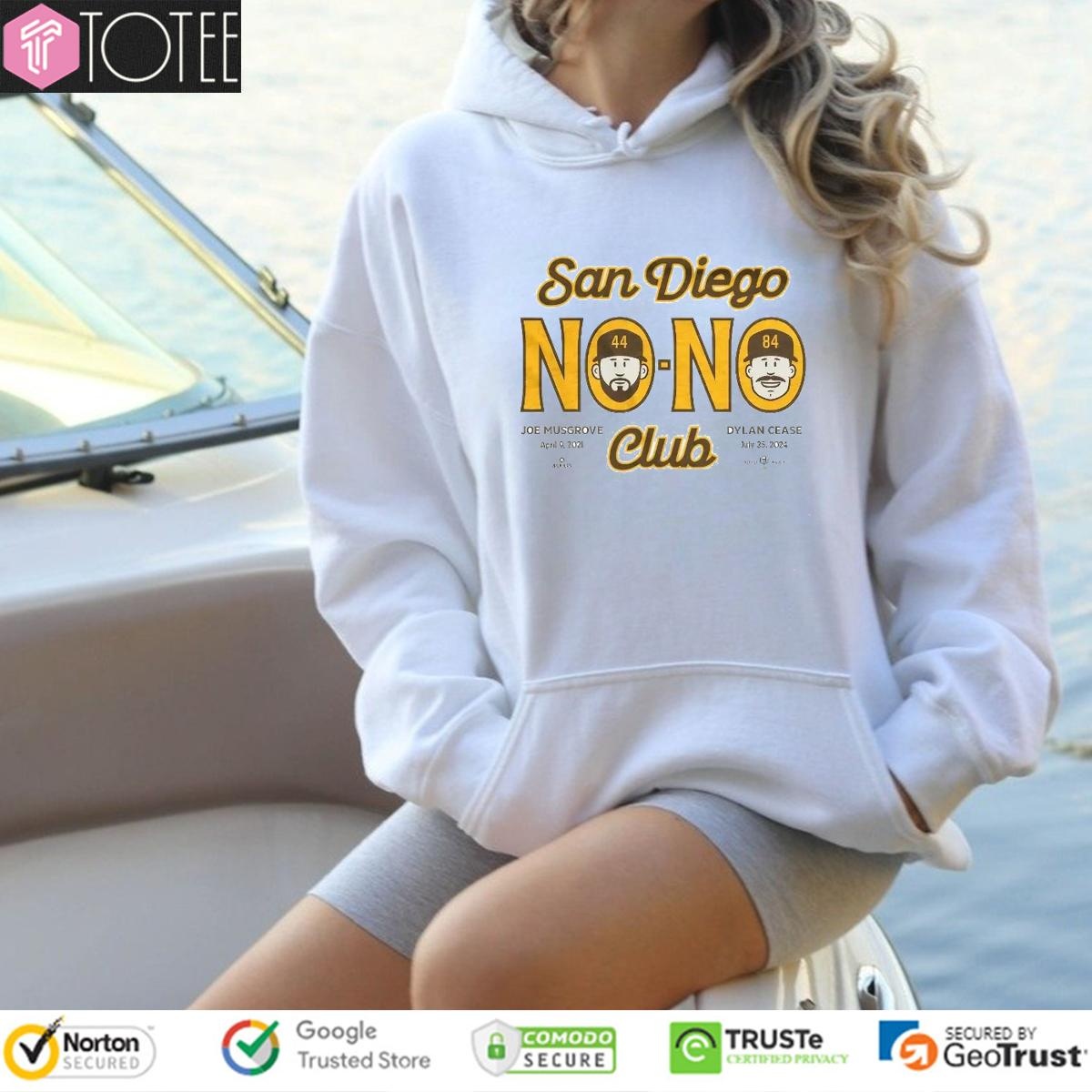San Diego Padres Joe Musgrove And Dylan Cease No No Club Hoodie