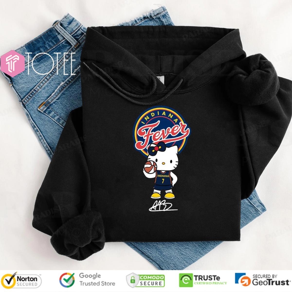 Indiana Fever Aliyah Boston Hello Kitty Signature Hoodie