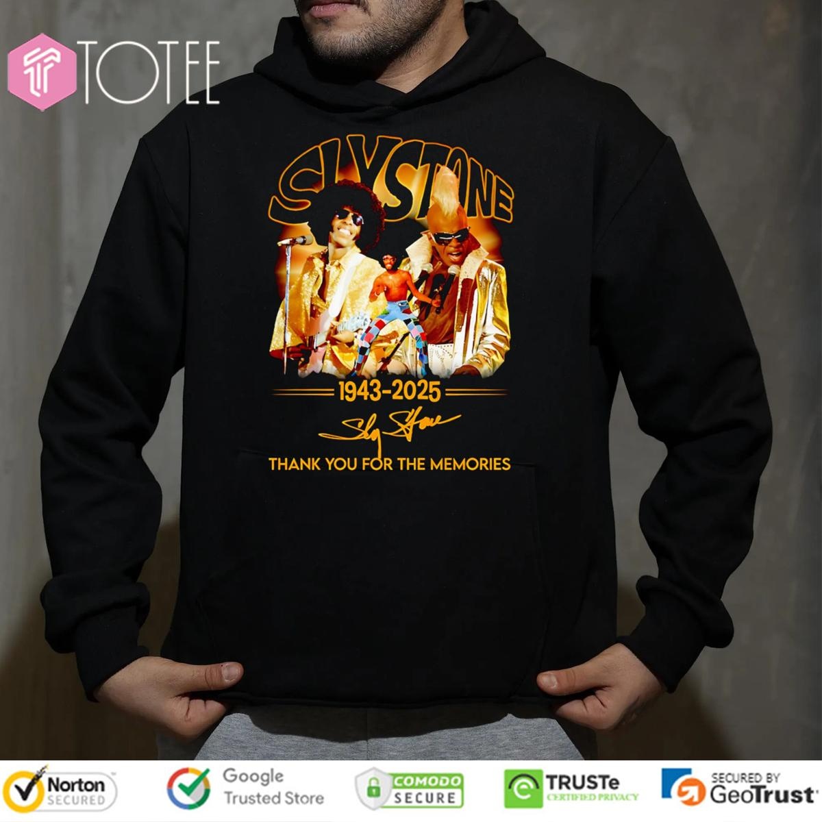 Sly Stone 1943-2025 Signature Hoodie