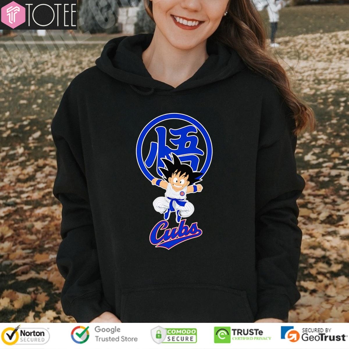 Son Goku Dragon Ball Z Chicago Cubs Baseball Hoodie