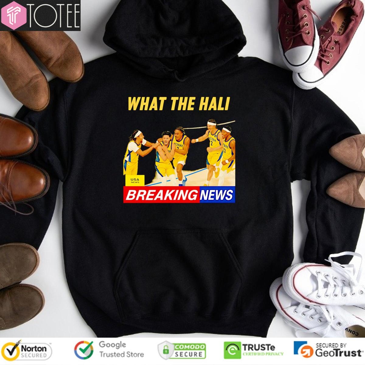 Tyrese Haliburton What The Hali Breaking News Indiana Pacers Hoodie