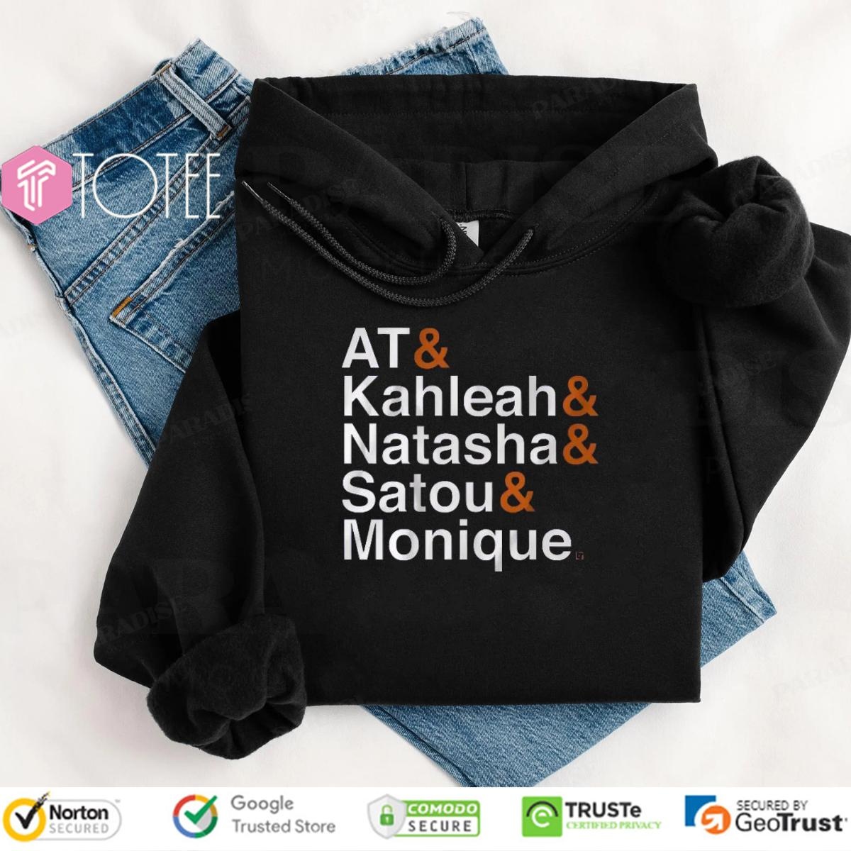 Phoenix Mercury Players Names At Kahleah Natasha Satou Monique Hoodie