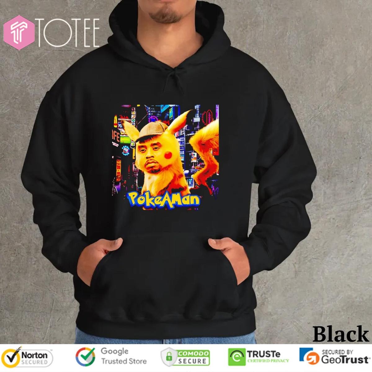 Pokeaman Parody Sean Combs Pikachu Pokemon Hoodie