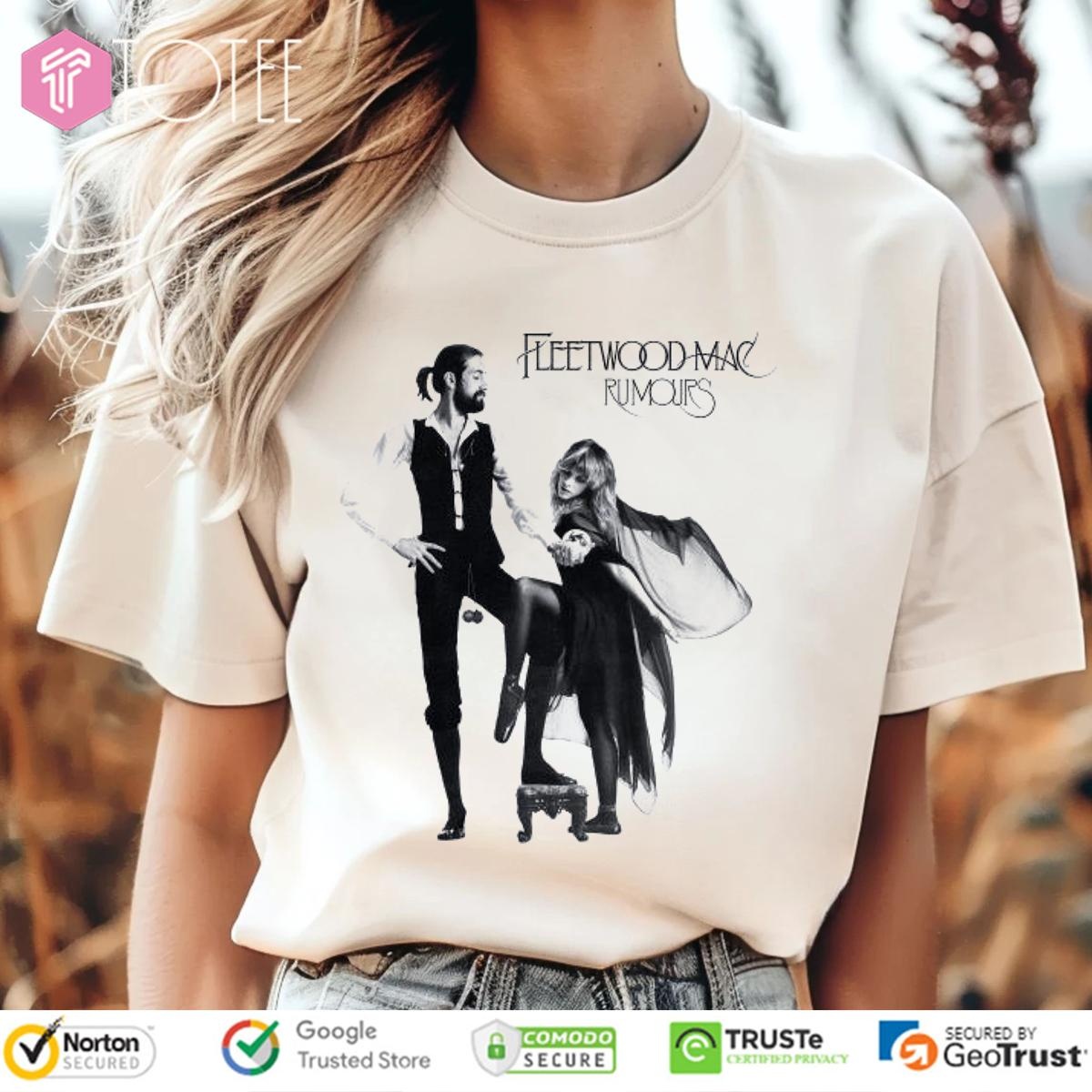 Fleetwood Mac Rumours Rock Band T-shirt